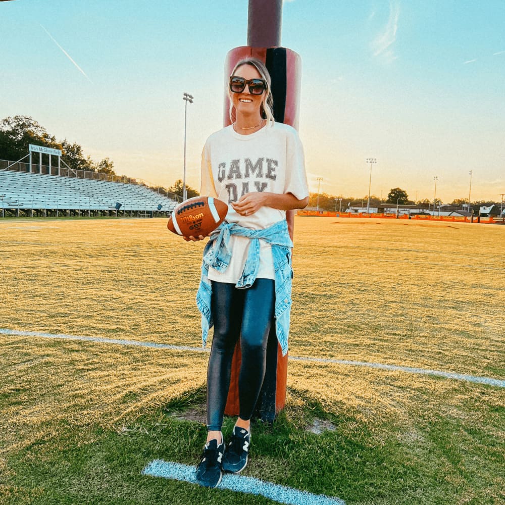 Game Day Tee - Ivory - Mommy Apparel