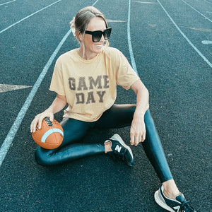 Game Day Tee - Mustard - Mommy Apparel