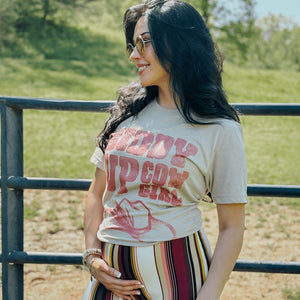 Giddy Up Cowgirl Tee - Mommy Apparel