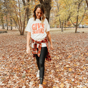 Give Thanks Tee - Ivory - Mommy Apparel