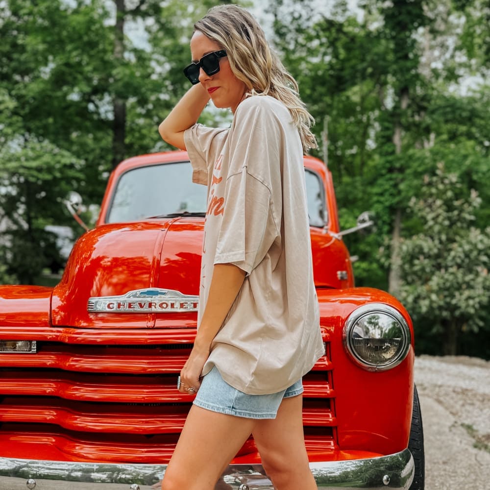 Good Times Roll Oversized Tee