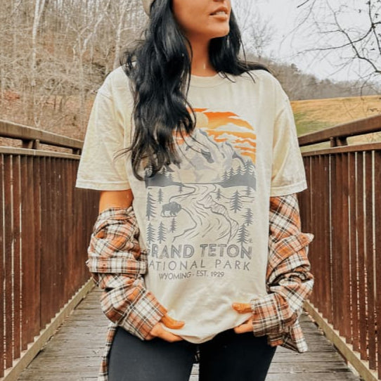 Grand Teton National Park Tee - Mommy Apparel