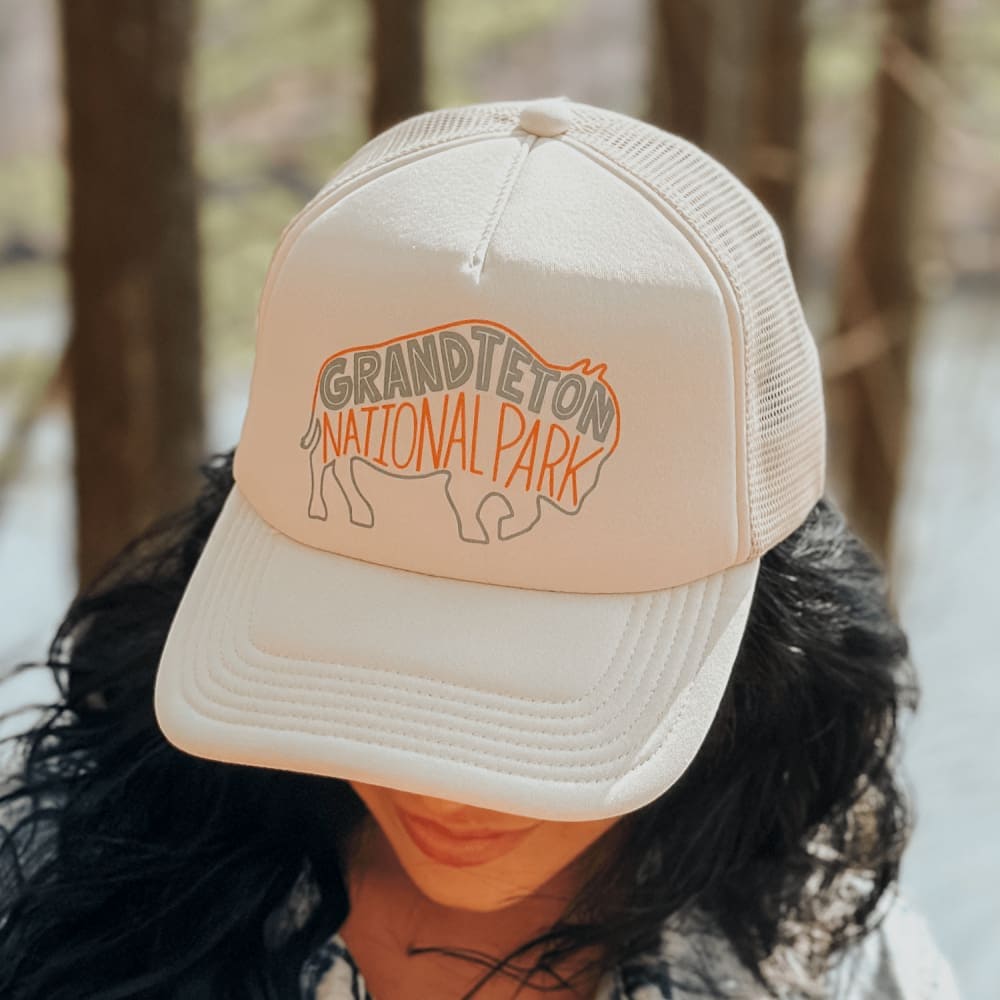 Grand Teton Trucker Hat - Sand