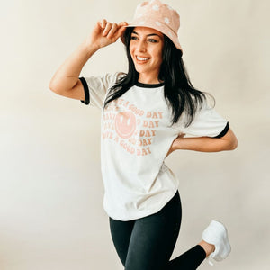 HAVE A GOOD DAY RINGER TEE - Mommy Apparel