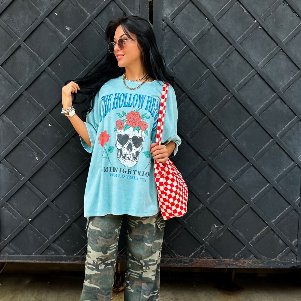 Hollow Hearts Oversized Tee