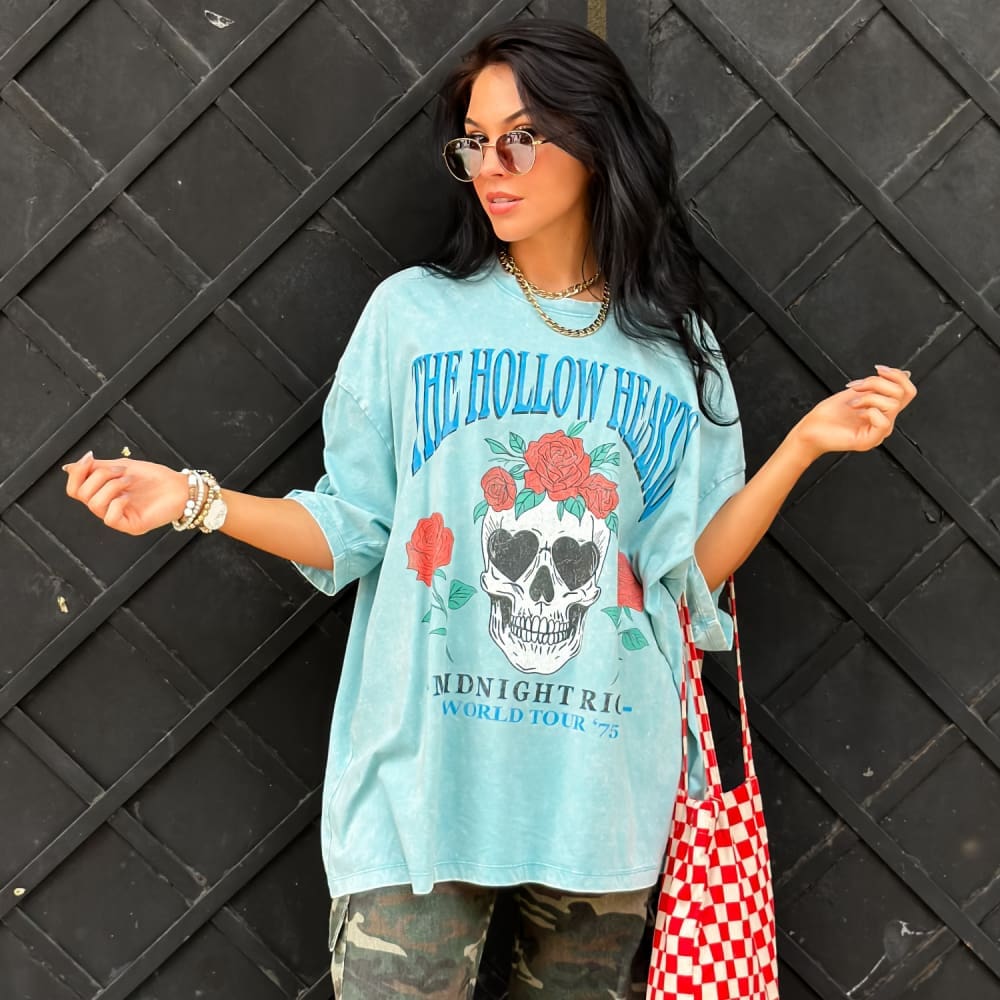 Hollow Hearts Oversized Tee