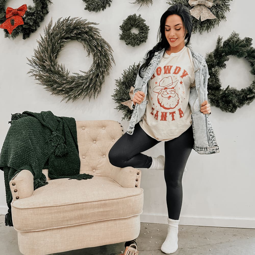 Howdy Santa Tee - Mommy Apparel