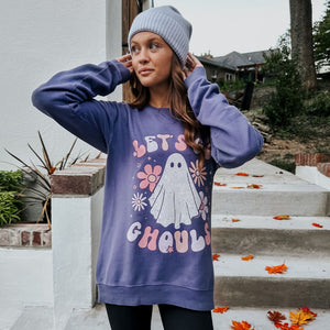 Let’s Go Ghouls Floral Sweatshirt - Mommy Apparel