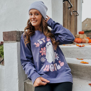 Let’s Go Ghouls Floral Sweatshirt - Mommy Apparel