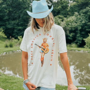 Make America Cowgirl Tee - NEW