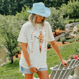 Make America Cowgirl Tee - NEW