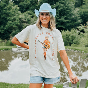 Make America Cowgirl Tee - NEW