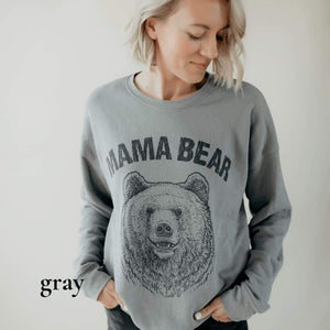 Mama Bear Womens Pullover Sweatshirt - Mommy Apparel