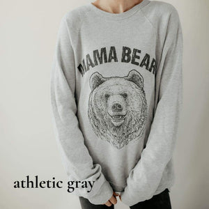 Momma Bear Womens Pullover Sweatshirt - Mommy Apparel