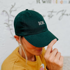 MM Brand Hat - Dark Forest Green