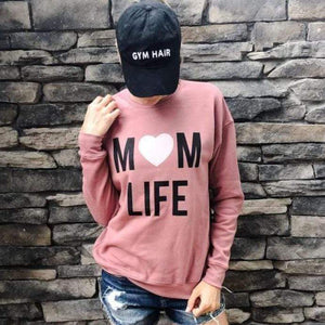 Mom Life Pullover Sweatshirt - Apparel