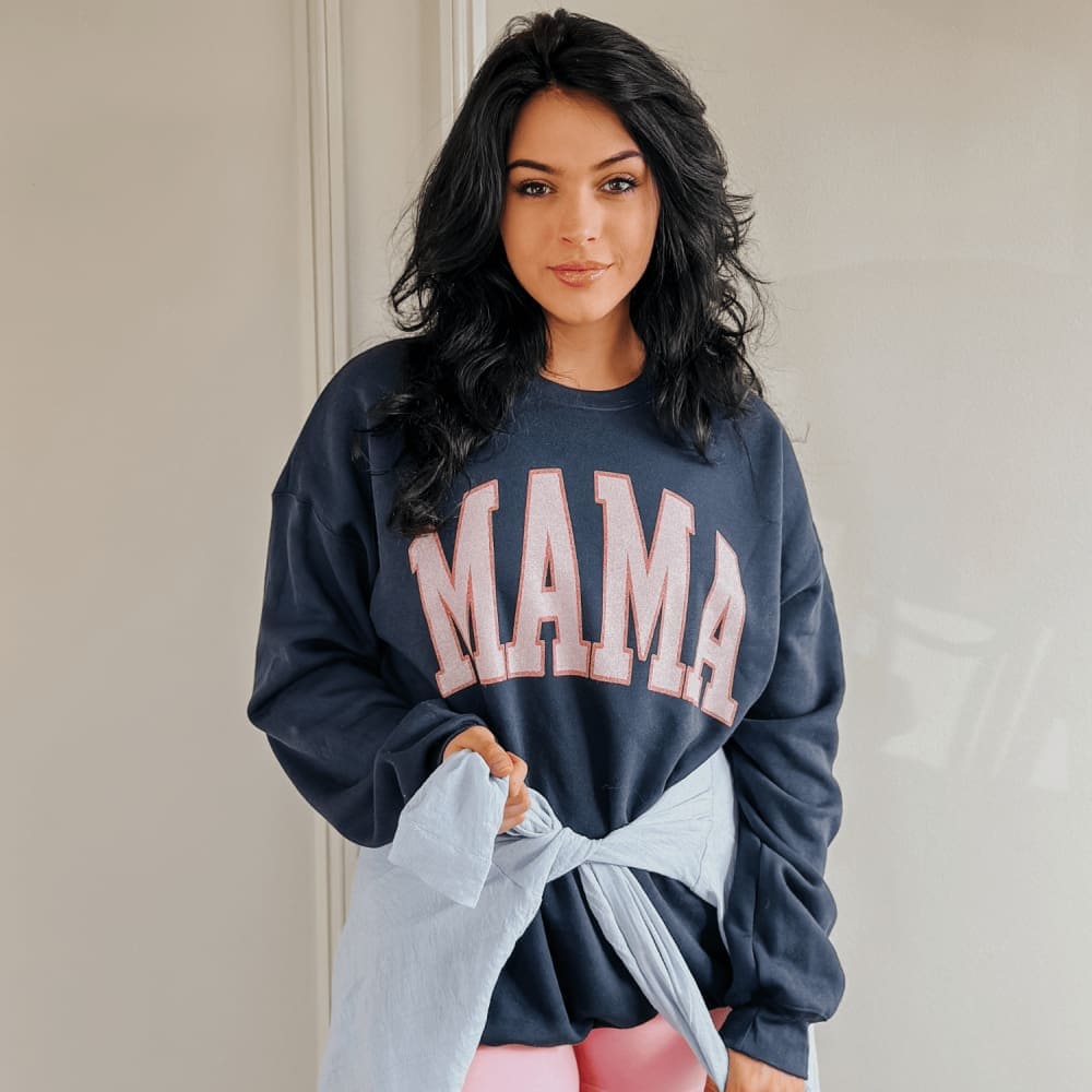 Neutral Mama Sweatshirt - Navy