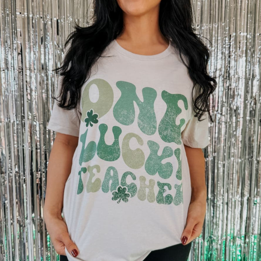 One Lucky Teacher - Mommy Apparel