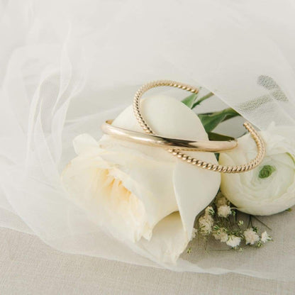 Personalized Gold Bridal Set