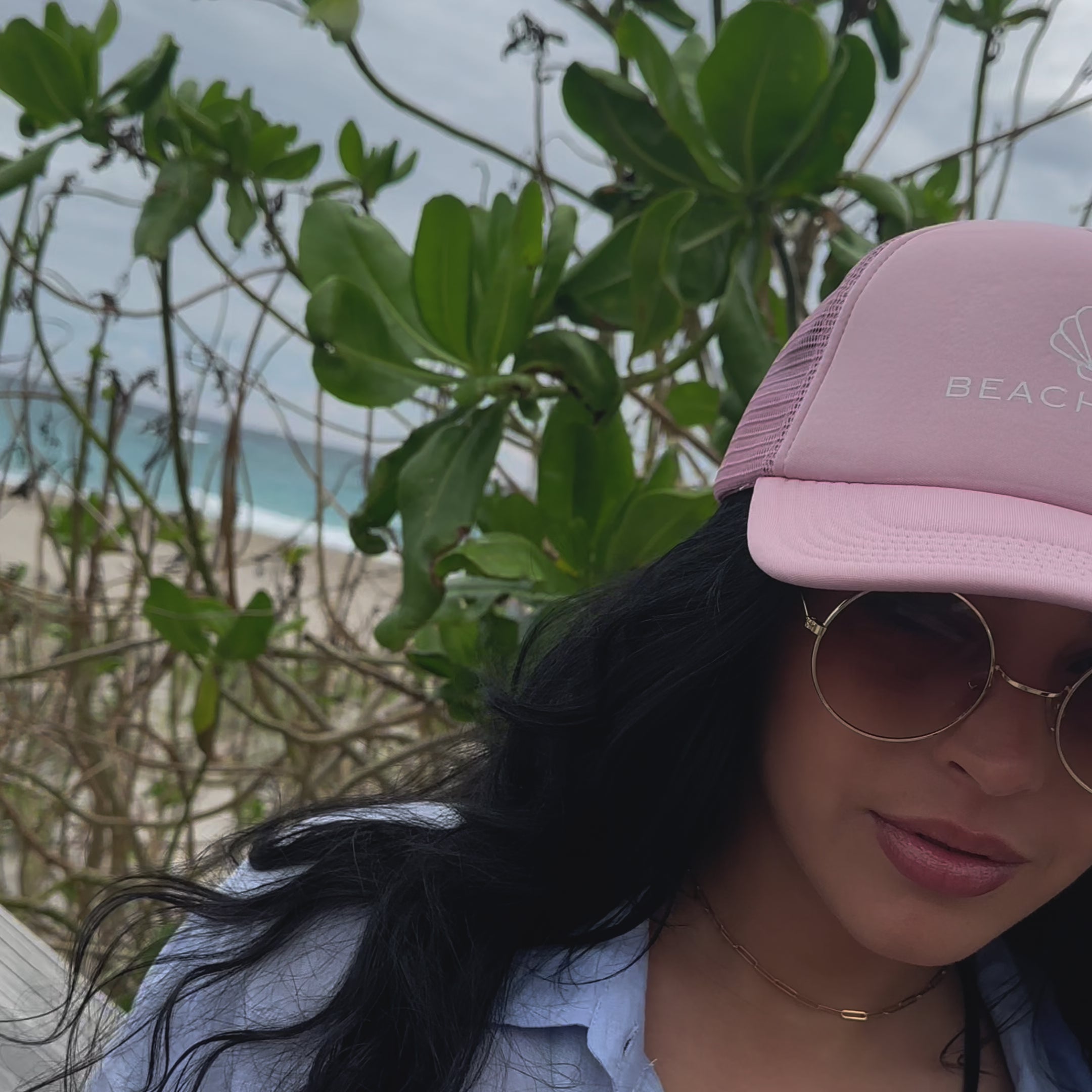 Beach Club Mesh Trucker Hat