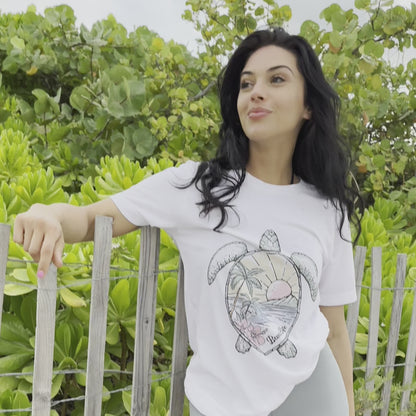 Beach Life Turtle Tee