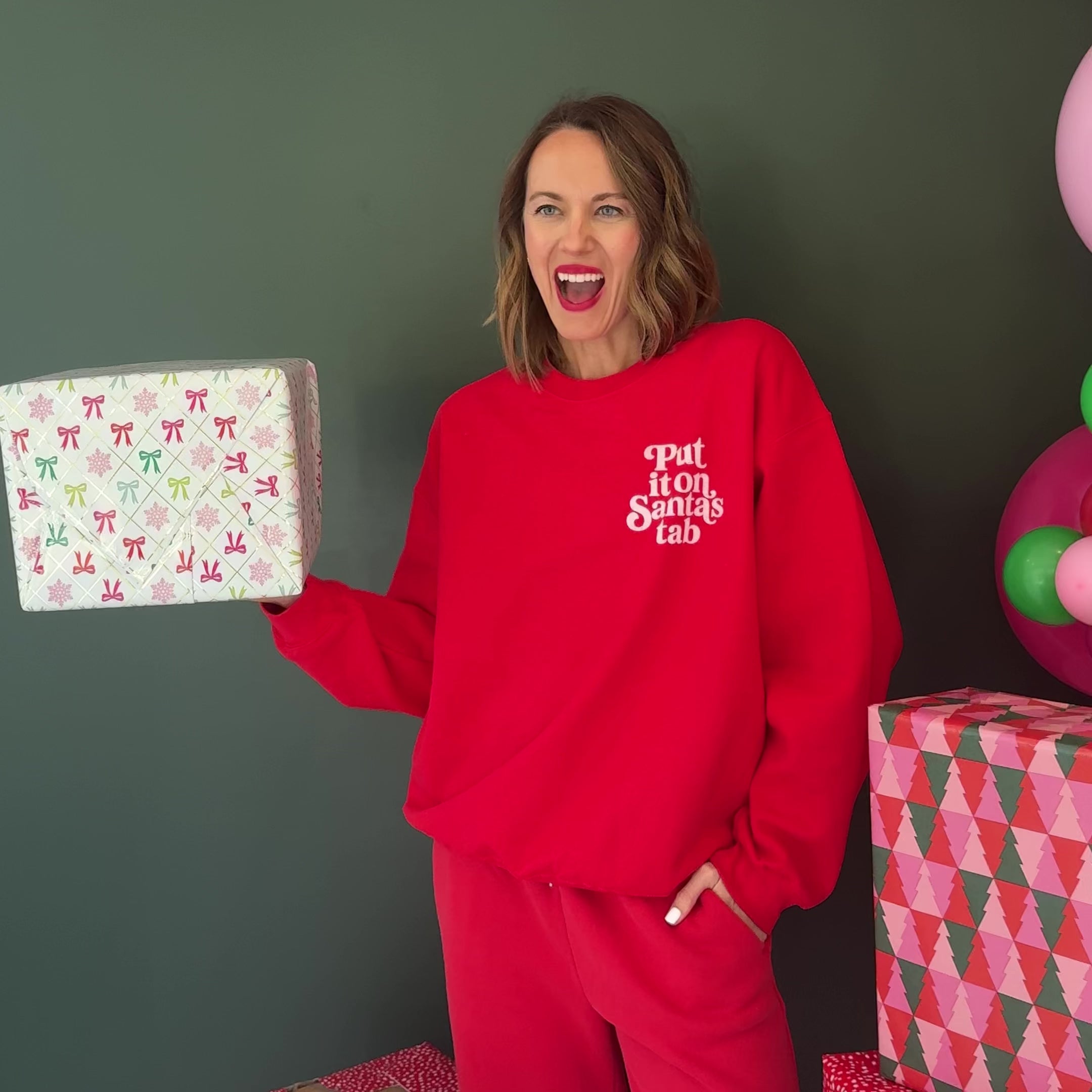 Santa's Tab Sweatshirt