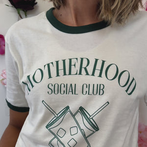 Motherhood Social Club Ringer Tee