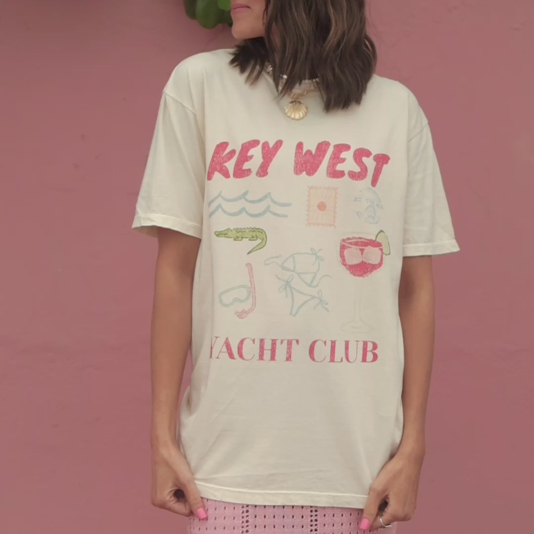 Key West Yacht Club Tee