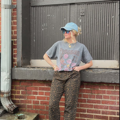 Floral Freebird Mineral Wash Tee