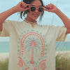 model wearing Palm Paradise Tee