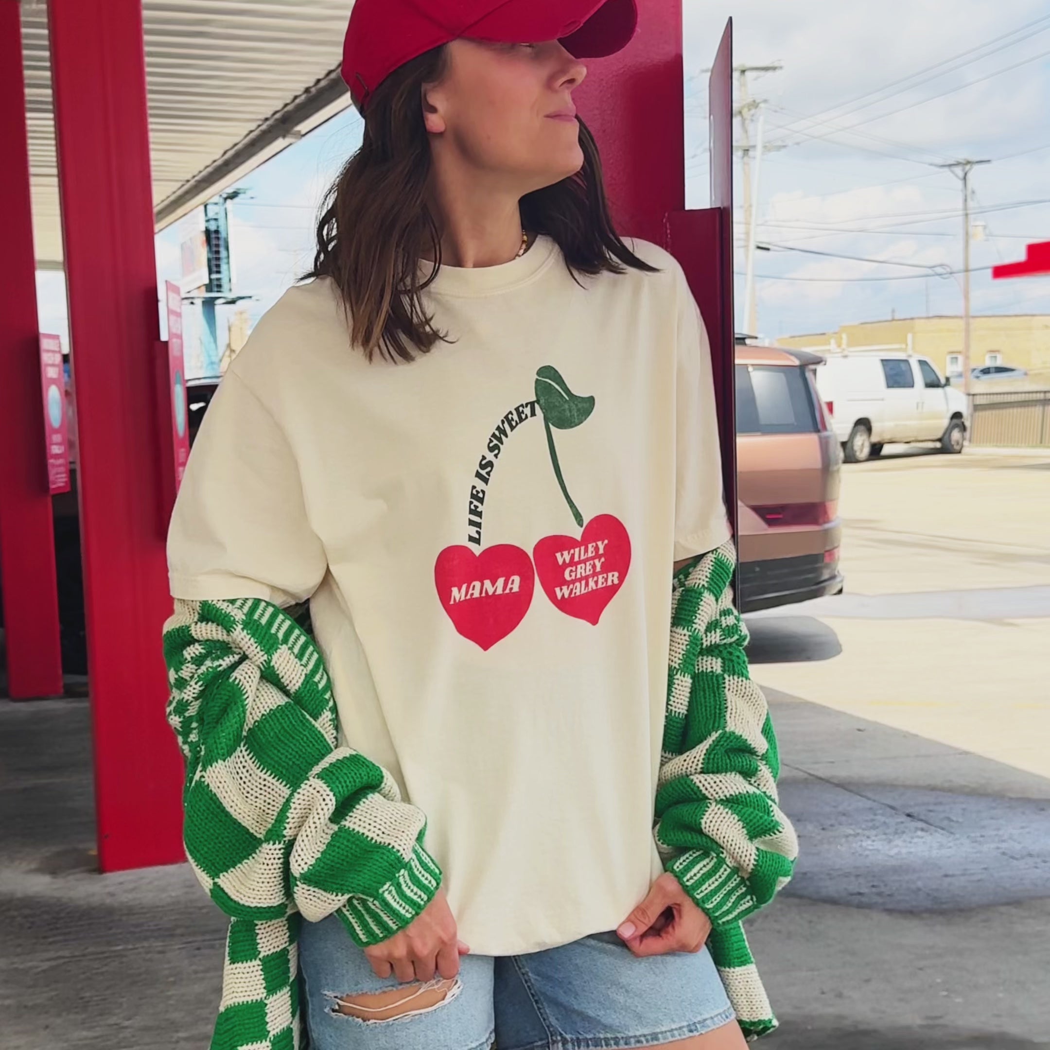 Custom Life Is Sweet Mama Tee