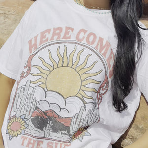 Vintage Here Comes The Sun Tee