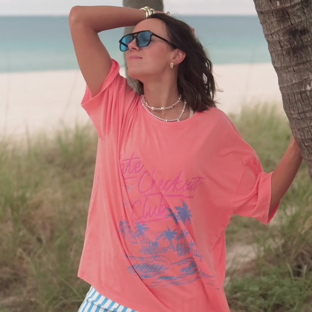 Late Checkout Club Oversized Tee