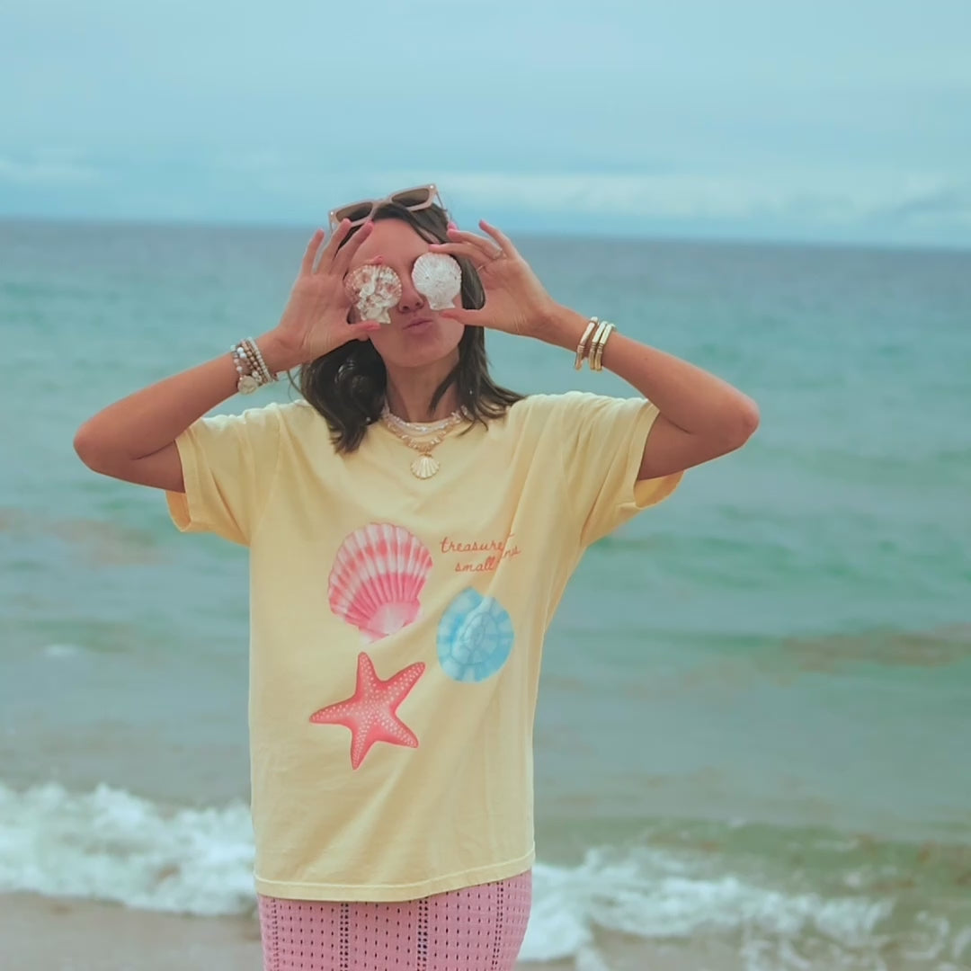 model wearing Treasure The Small Things Tee