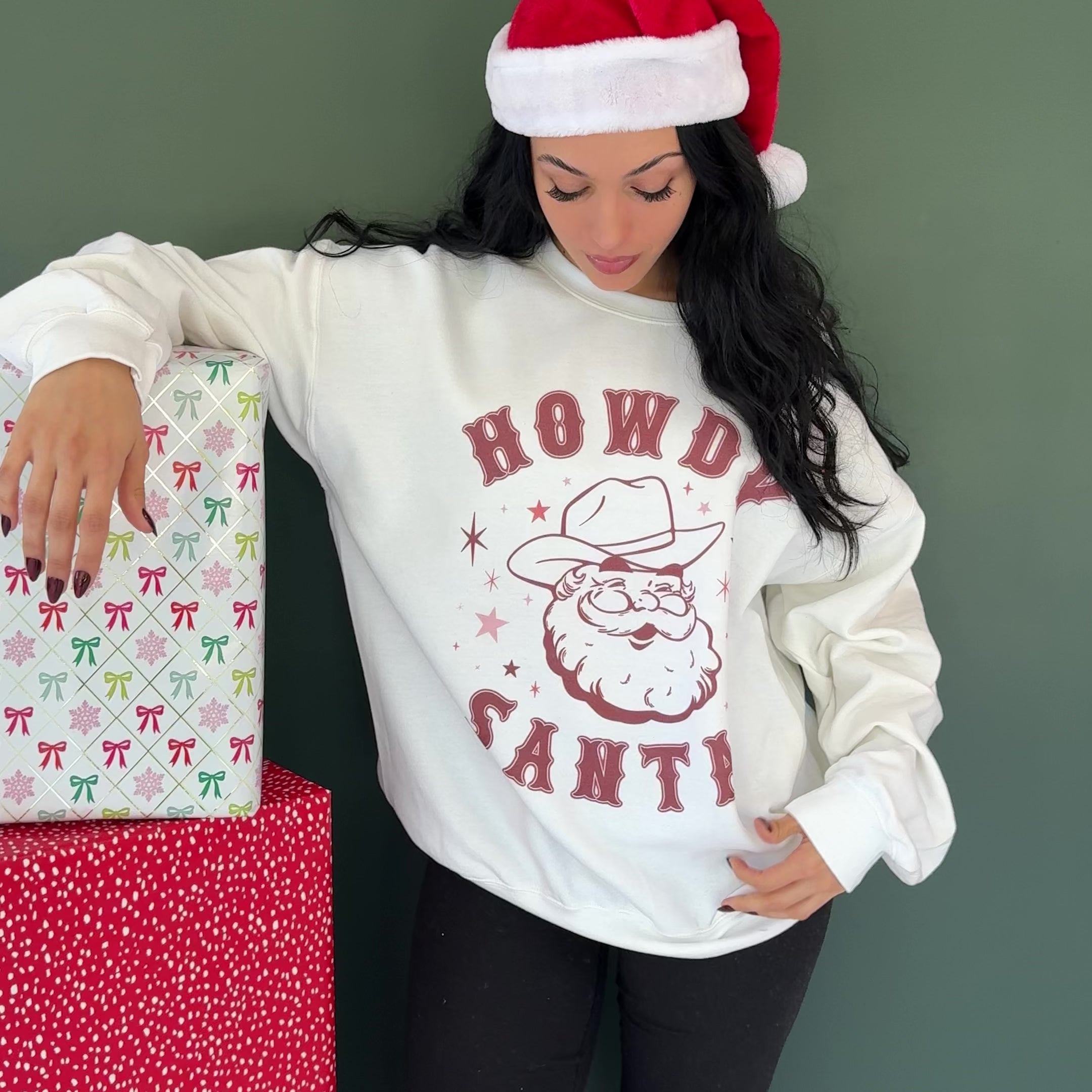 Howdy Santa Sweatshirt