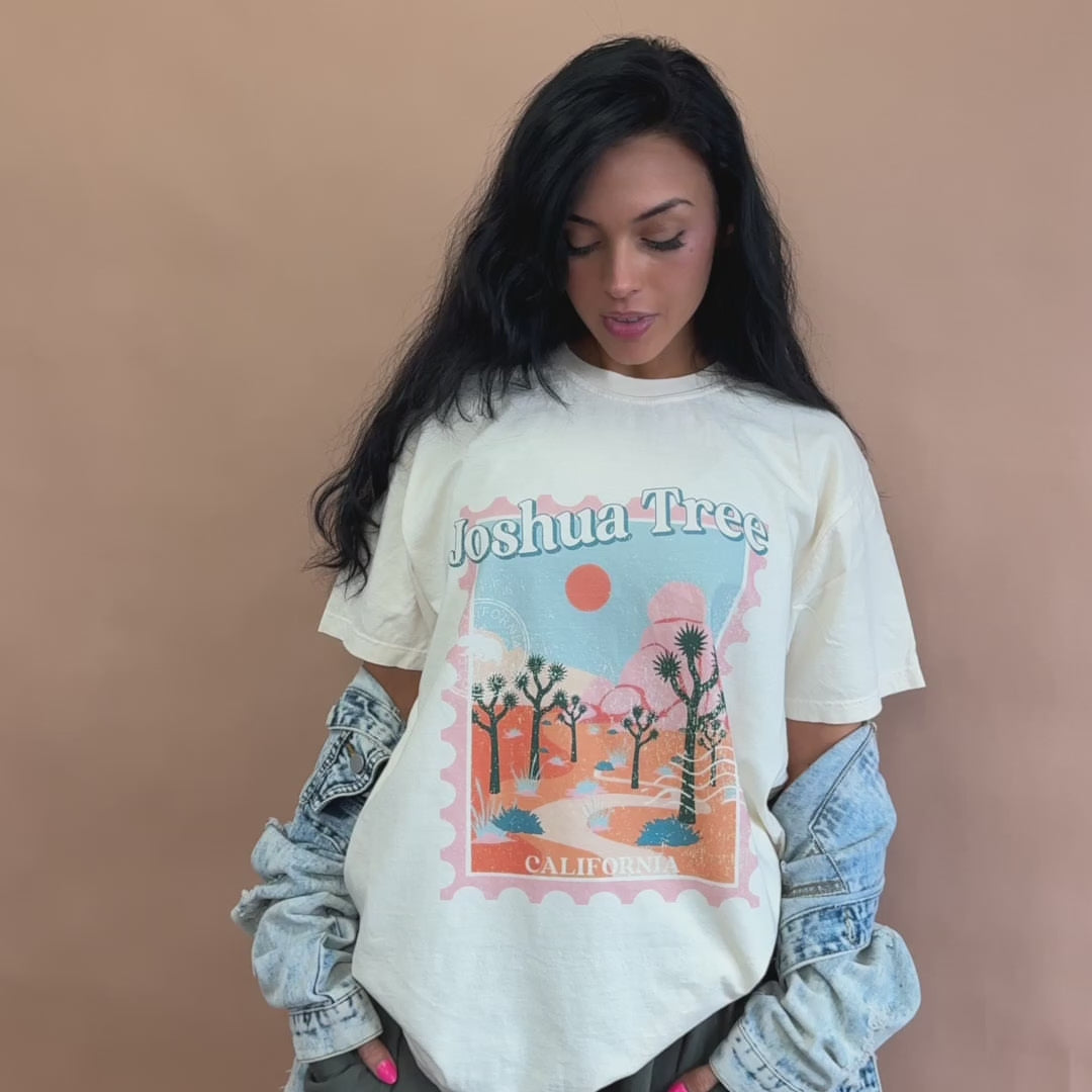 Joshua Tree Stamp National Park Tee