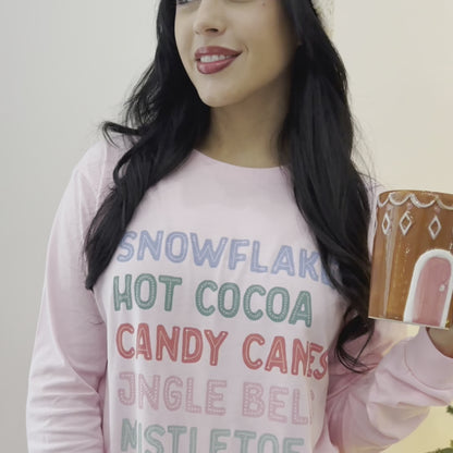 Christmas Favorites Long Sleeve Tee