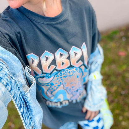 Rebel Tour Leopard Tee - NEW