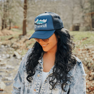 Rocky Mountain Trucker Hat - Dark Navy