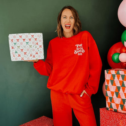 Santa’s Tab Sweatshirt