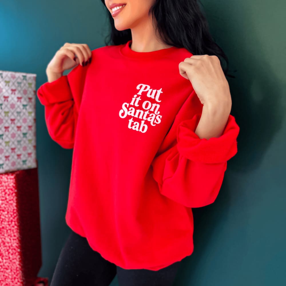 Santa’s Tab Sweatshirt