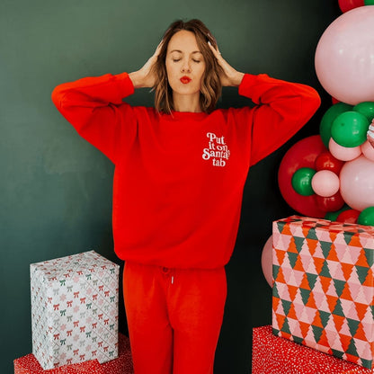 Santa’s Tab Sweatshirt