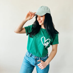 Shamrock Heart Tee - Mommy Apparel