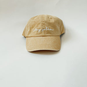 Stay Golden Hat - one size / Mustard