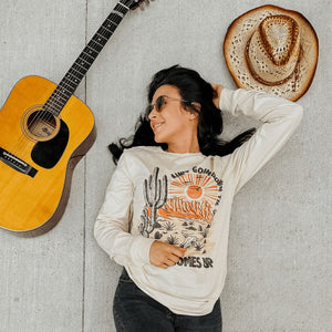 Til The Sun Comes Up Long Sleeve Tee - Mommy Apparel