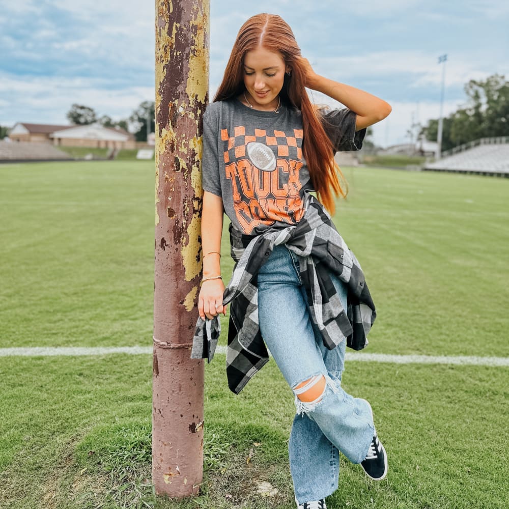 Touchdown Acid Wash Tee - NEW