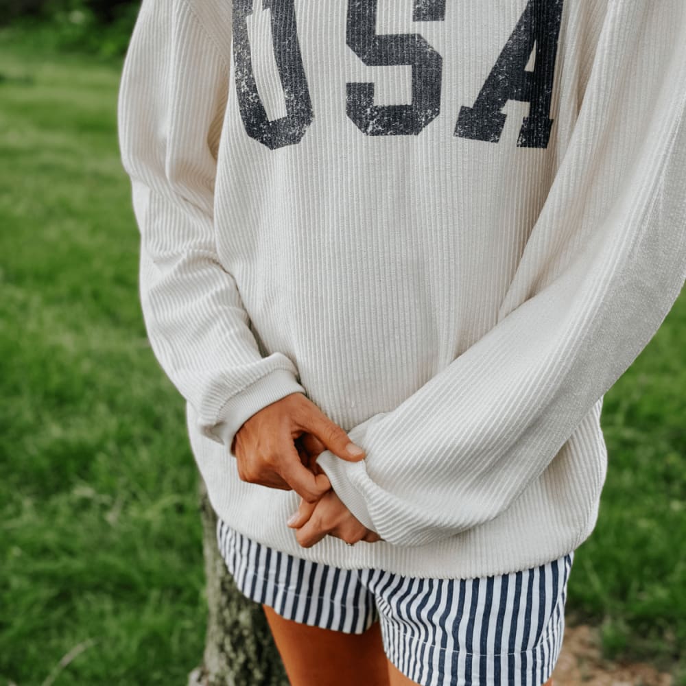USA Corded Crew - NEW