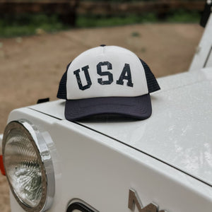 USA Trucker Hat - Navy