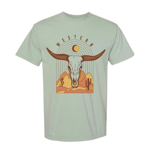 Western Tee - Small / Bay - Mommy Apparel