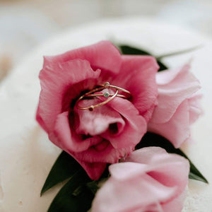 February Birthstone Stackable Ring - Mommy Rings